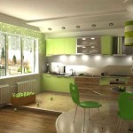 Combinar la cocina con la sala de estar se juega con el color y la luz