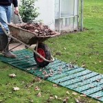 Un percorso di plastica in campagna o su un sito va bene perché si può fare in pochi minuti