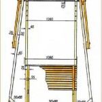 Disegno di lavoro con dimensioni