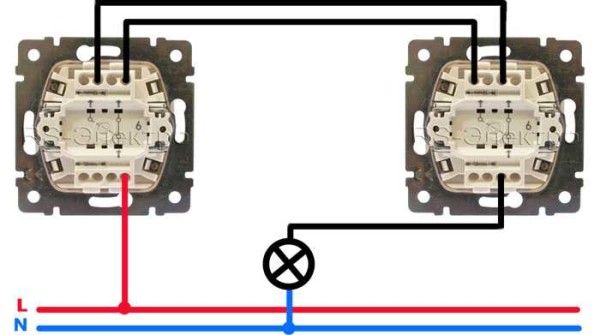 Desconexión de cables en el interruptor de paso