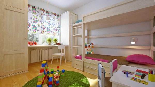 Decoración infantil: lacónica y funcional