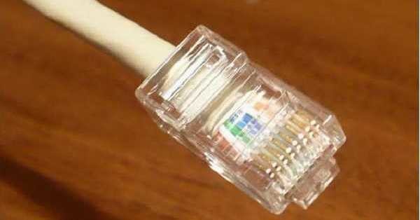 Así es como se ve un conector RJ-45