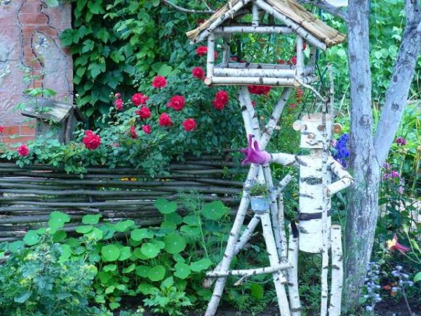 Algunos ejemplos de un jardín rústico