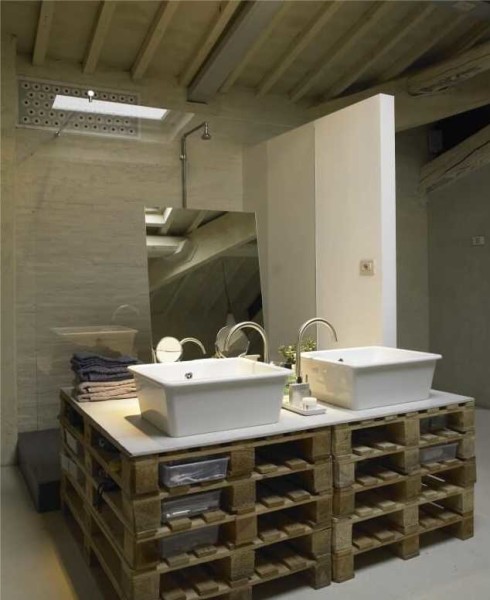 Interessante design del bagno