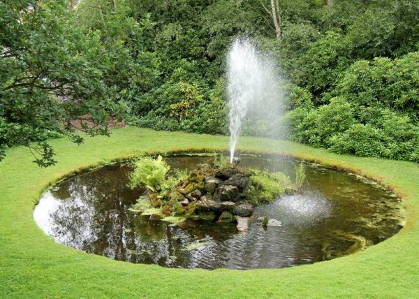 Fontana fai da te in giardino