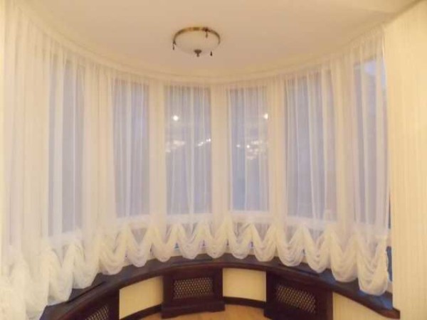 Cortinas austriacas: cortinas en la parte inferior o superior