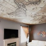 Soffitto teso con stampa fotografica - persino una mappa del mondo