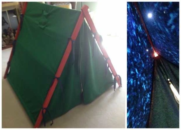 Carpa efecto cielo estrellado