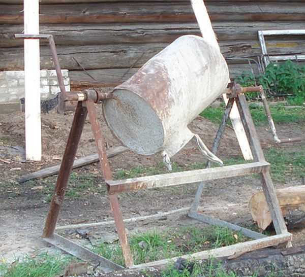 Poboljšana domaća miješalica za beton iz bačve