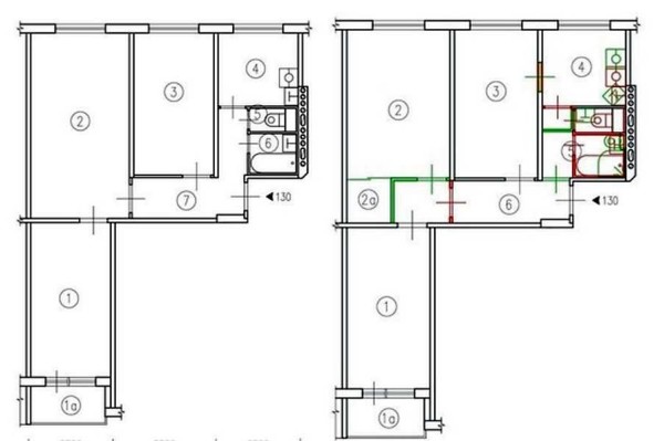 Separación de habitaciones adyacentes