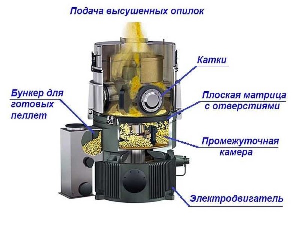 Flat Die Pelletizer Device