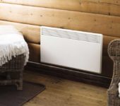 Puede elegir cualquier lugar para la instalación del convector eléctrico. Solo es aconsejable que no esté cubierto con muebles.