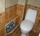 Come chiudere i tubi in una toilette: crea una scatola per cartongesso