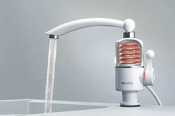 Grifo de flujo eléctrico para calentar agua