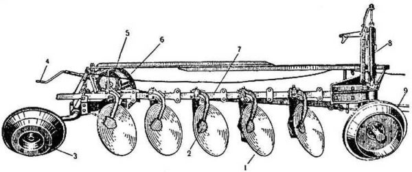 Disk traktorski plug