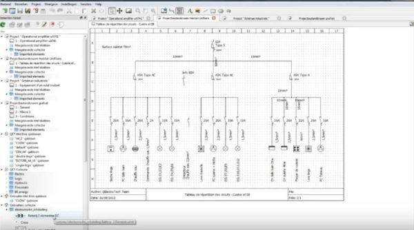 Editor de esquemas eléctricos QElectroTech