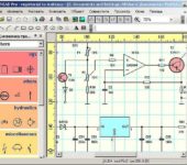 Un ejemplo de uso de ProfiCAD para dibujar circuitos eléctricos