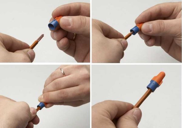 Cómo hacer una conexión de cables usando PPE