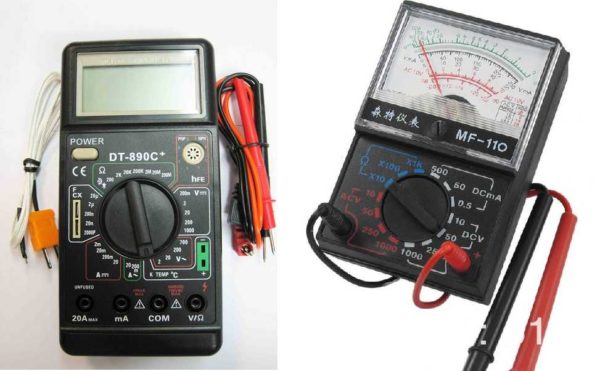 Multimeter er mer populære - de er lettere å ta avlesninger med.