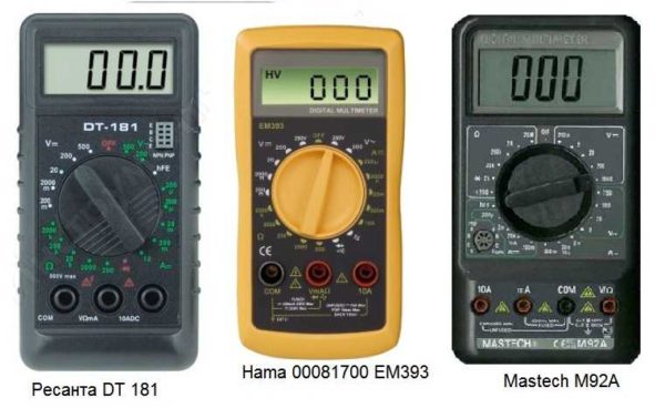 Sondeuttak på multimeter kan plasseres i bunnen