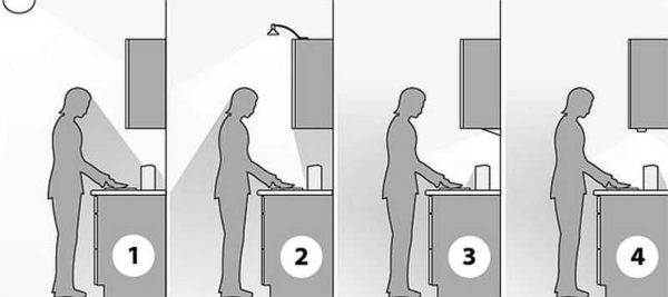 ¿Cuál es la mejor manera de iluminar el área de trabajo en la cocina?