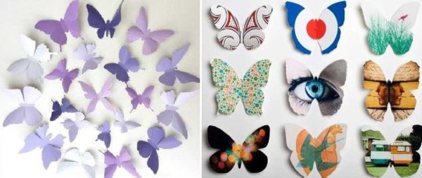 Estas son mariposas de contorno para la decoración: son fáciles de hacer, pero se ven geniales.