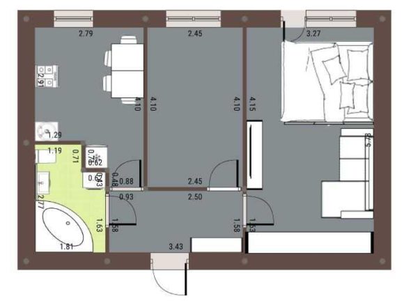 Desarrollar un plano de apartamento