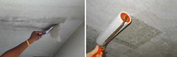 Prima di incollare il soffitto con piastrelle, deve essere preparato