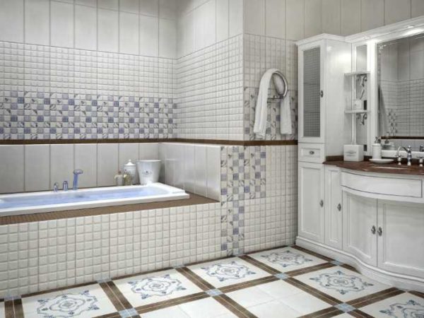 Los azulejos para un baño pequeño deben ser livianos y mejores: pequeños