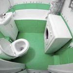 Se combini un bagno e una toilette a Krusciov, ottieni una stanza di dimensioni più o meno decenti