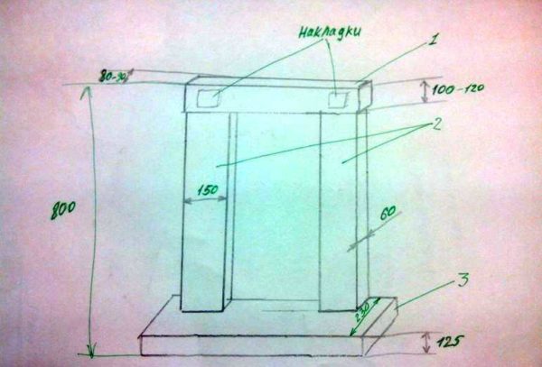 Dibujo de chimenea de una caja de cartón