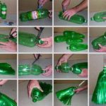 Una scopa durevole può essere realizzata con bottiglie di plastica