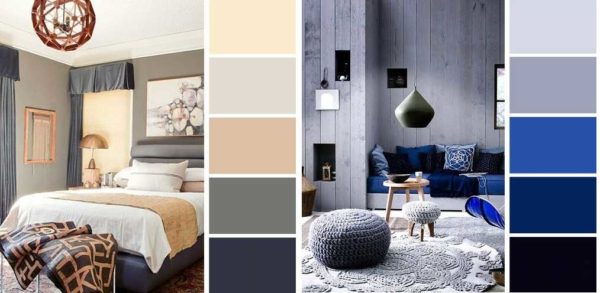 Combina el gris con otros colores para crear un interior armonioso