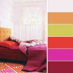 Hovedfargen er beige, en av de mulige aksentfargene er fuchsia