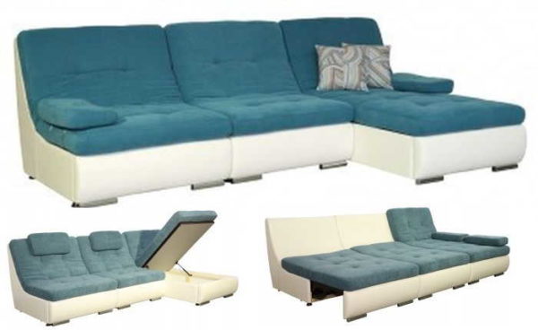 En type sammenleggbar sofa