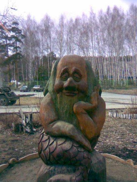 Escultura de madera para jardín e infield: un talento ...