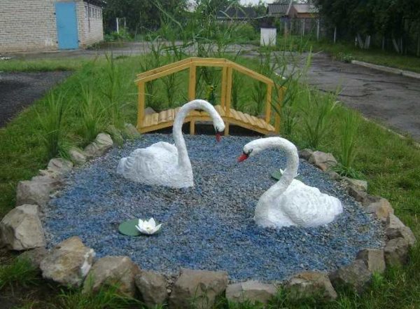 Cisnes de hormigón