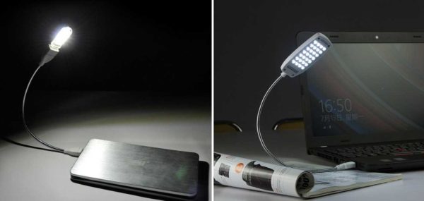 È possibile collegare una piccola lampada a LED al laptop