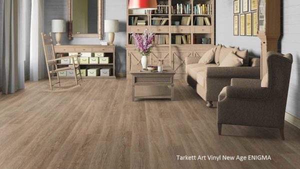 Una delle opzioni per la posa imitando il parquet