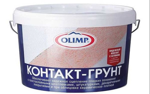 Olimp utpekte Contact-Grunt som et produkt for dekorative plaster og keramiske fliser ...