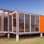 fondazione della colonna per una casa container